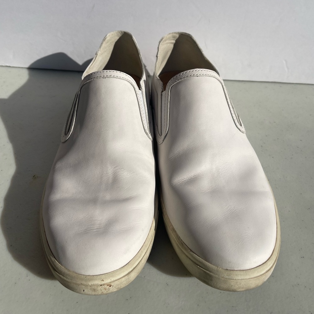 UGG Tobin 1011542 Men's Cloud White Leather Slip on Casual Sneaker Shoes